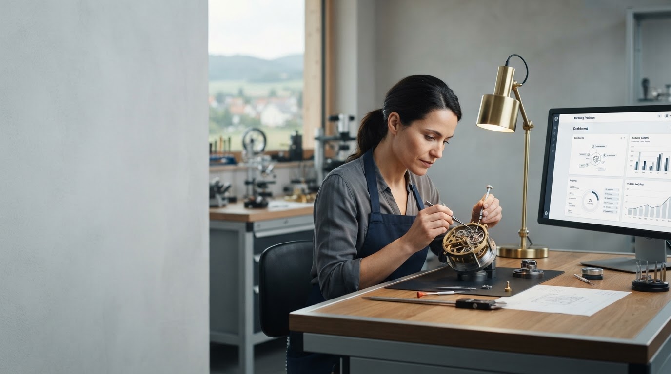 Riegel Wertburg Team bei der Analyse von Finanzdaten